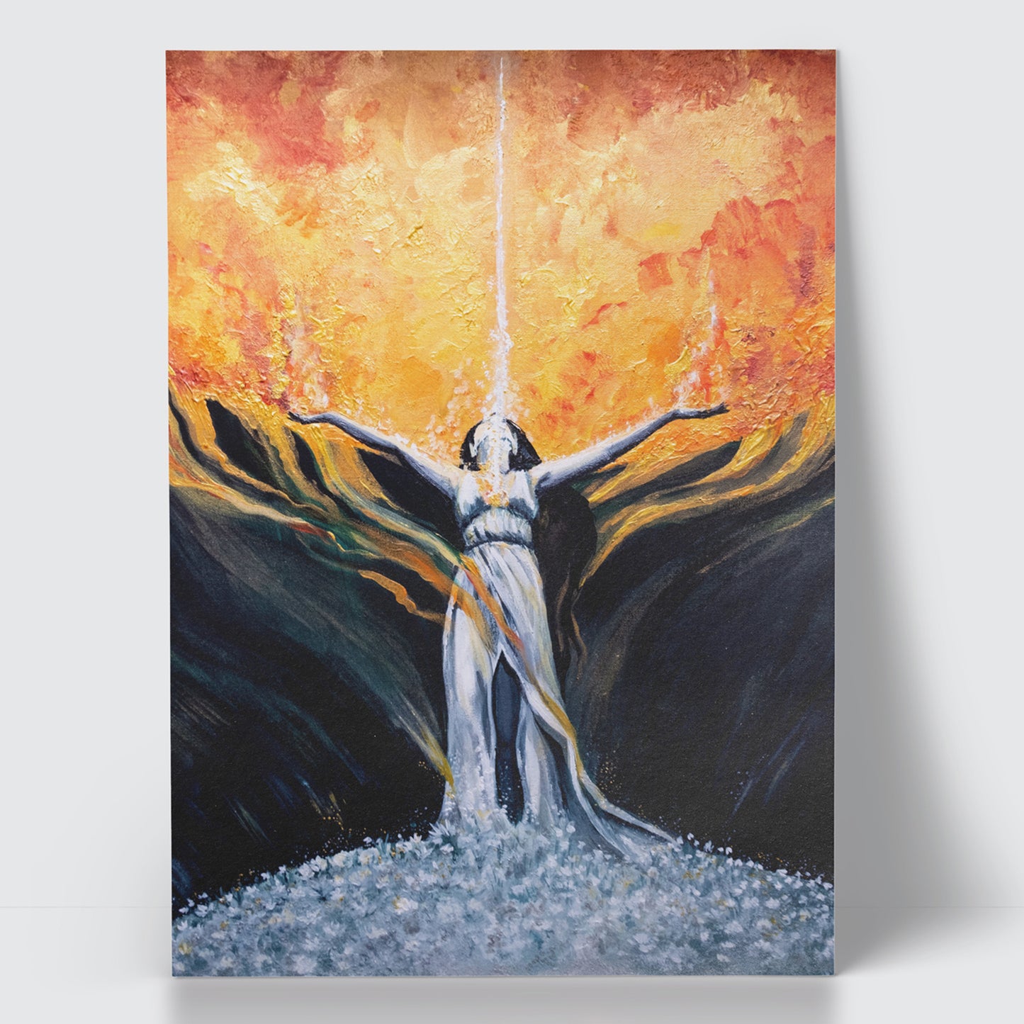 "Victory of the Light" Acryl on Canvas Panel