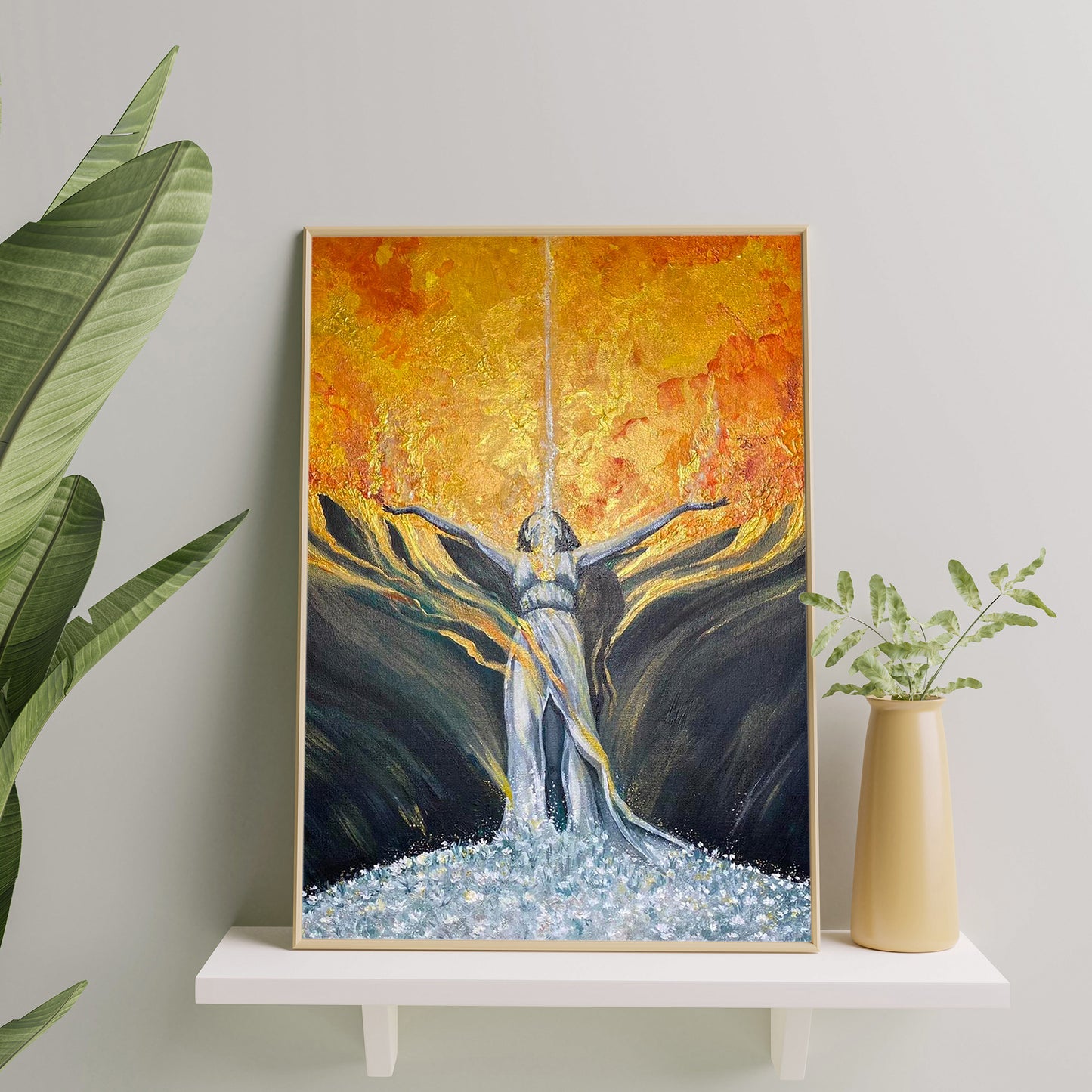 "Victory of the Light" Acryl on Canvas Panel
