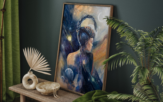 The Spirit of Scorpio Original Oil Painting 