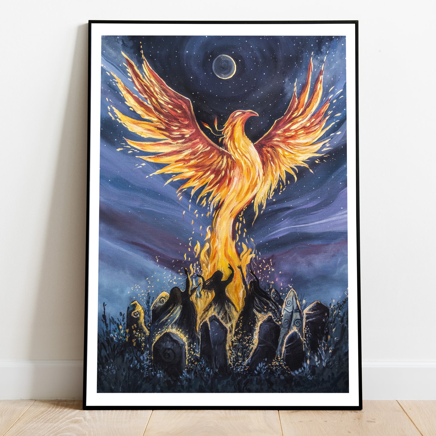 Celtic Fire Phoenix - Fine Art Prints