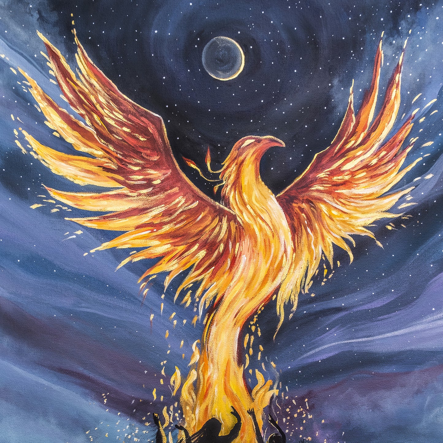 Celtic Fire Phoenix - Fine Art Prints