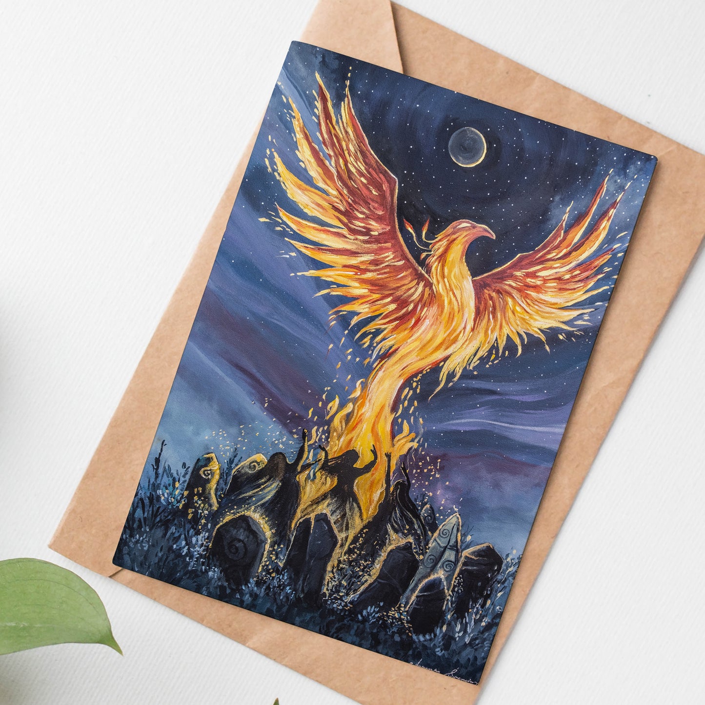 Celtic Fire Phoenix - Fine Art Prints