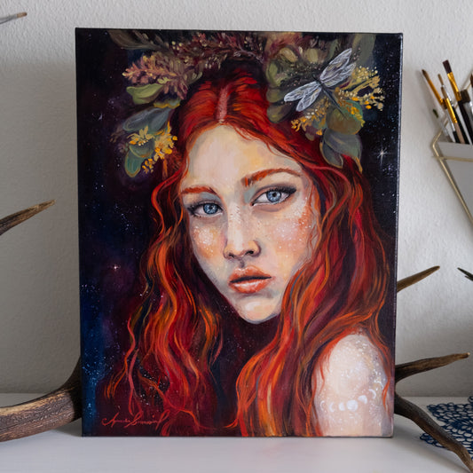 Guardian of Transformation – Original Oil Painting
