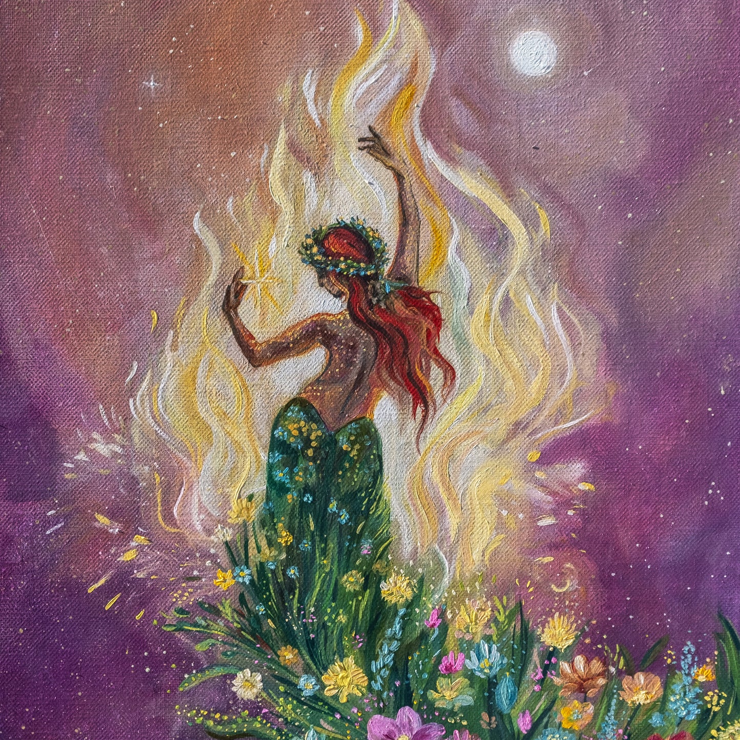 "Dance of the Beltane" -  Original Oil Painting